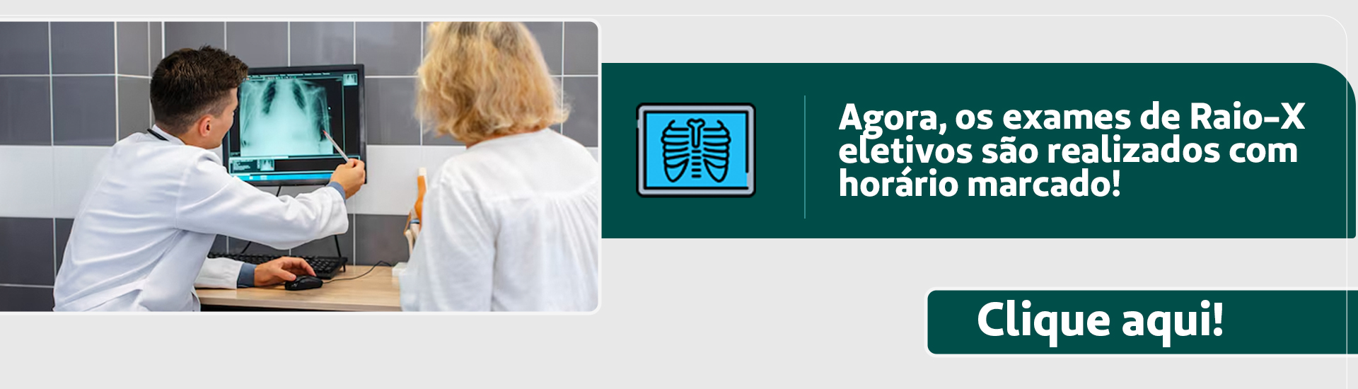 AGENDAMENTO EM EXAMES DE RAIO-X - CLIENTES