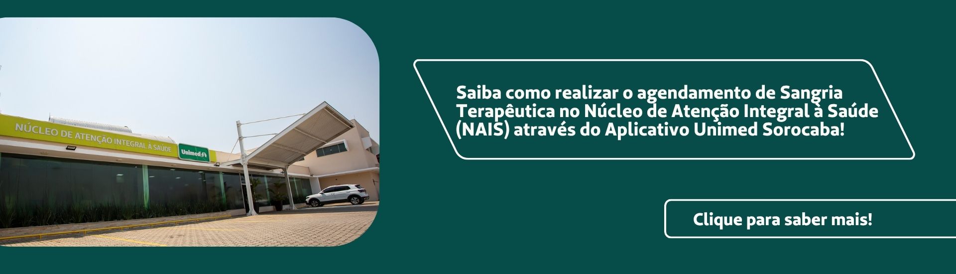 SANGRIA TERAPÊUTICA NO NAIS