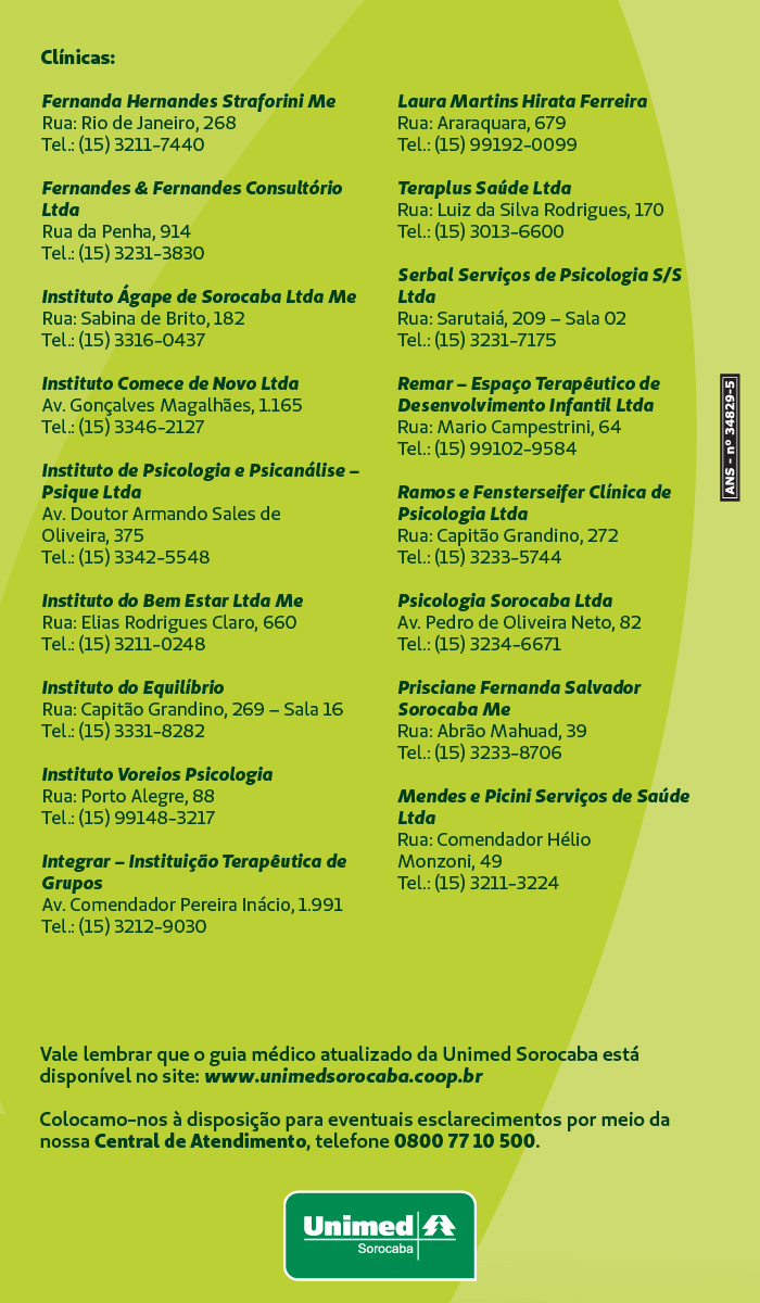 Cartaz Descredenciamento de Prestador - Pérola Clínica de Psicologia Ltda (02)