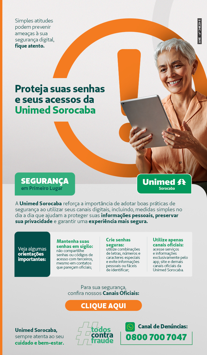 Cartaz Prevenção de Fraudes - Proteja Seus Dados